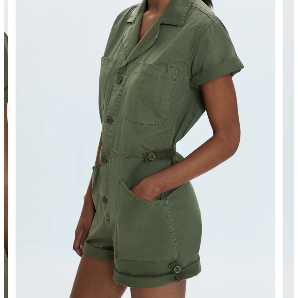 Pistola Army Green Jumpsuit - Picture 2 of 6